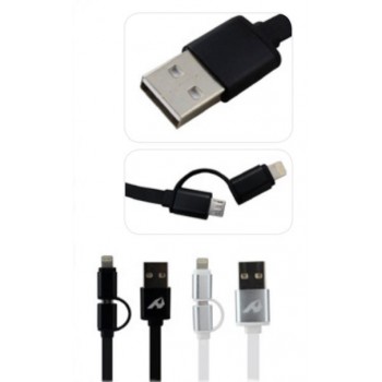 Cabo Micro USB Com Adaptador Para iPhone 5 / 6